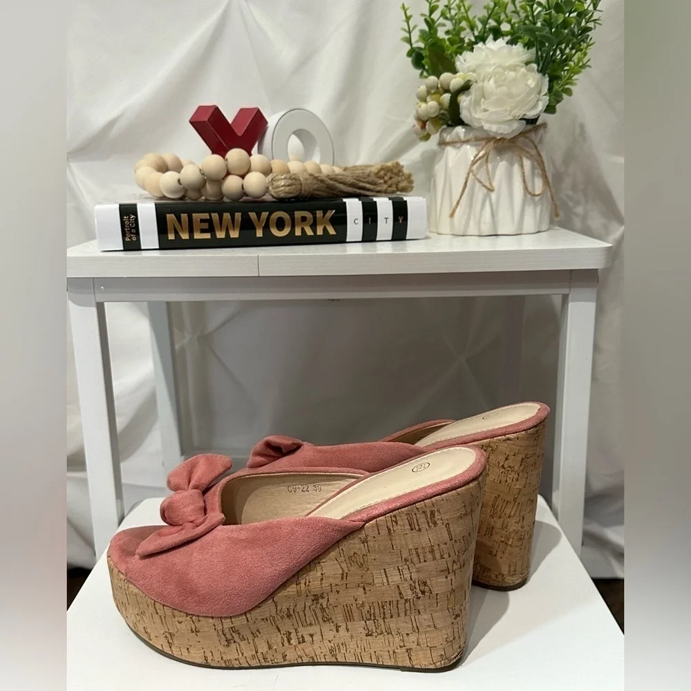 SHEIN Wedge Cork Heeled Shoe ❤️❤️ - Picture 6 of 6
